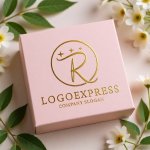 画像10: エレガントなRと輝く星のロゴ (10)