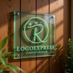 画像11: エレガントなRと輝く星のロゴ (11)