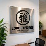 画像7: 墨絵の「雅」ロゴ (7)