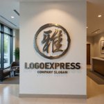 画像10: 墨絵の「雅」ロゴ (10)