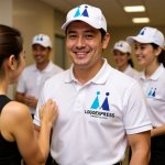 画像14: 二つのMと人型が連なる成長ロゴ (14)