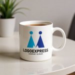 画像16: 二つのMと人型が連なる成長ロゴ (16)