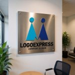 画像7: 二つのMと人型が連なる成長ロゴ (7)