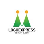 画像3: 二つのMと人型が連なる成長ロゴ (3)