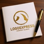 画像6: 墨絵の「八」ロゴ (6)