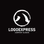 画像4: 墨絵の「八」ロゴ (4)