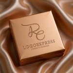 画像14: エレガントに絡み合うRとEのロゴ (14)