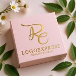 画像10: エレガントに絡み合うRとEのロゴ (10)