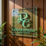 画像11: エレガントに絡み合うRとEのロゴ (11)