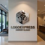 画像10: 複雑な構造のキューブロゴ (10)