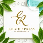 画像9: エレガントな筆記体ERロゴ (9)