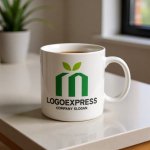 画像12: M字と葉っぱの自然派ハウスロゴ (12)