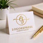 画像16: 優雅なESの筆記体ロゴ (16)