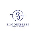 画像3: 優雅なESの筆記体ロゴ (3)