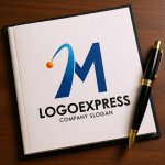 画像6: 軌道とM字のダイナミックロゴ (6)