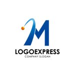 画像1: 軌道とM字のダイナミックロゴ (1)