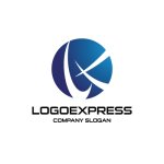 画像1: グローバルなK字のダイナミックロゴ (1)