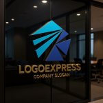 画像15: 五角形とK字のダイナミック先進ロゴ (15)