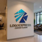 画像10: 五角形とK字のダイナミック先進ロゴ (10)