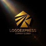 画像12: 五角形とK字のダイナミック先進ロゴ (12)