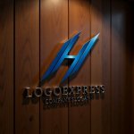 画像5: シャープなH字のスピードロゴ (5)