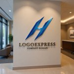 画像10: シャープなH字のスピードロゴ (10)