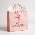 画像6: 優雅なL字の輝くロゴ (6)