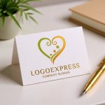 画像16: 温かいハートと成長のロゴ (16)