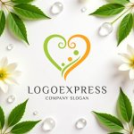 画像9: 温かいハートと成長のロゴ (9)