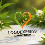 画像12: 温かいハートと成長のロゴ (12)