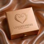 画像14: 優雅な曲線で描かれたハートのロゴ (14)