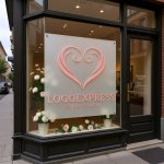 画像7: 優雅な曲線で描かれたハートのロゴ (7)