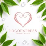 画像9: 優雅な曲線で描かれたハートのロゴ (9)