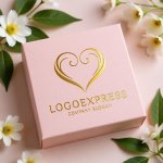 画像10: 優雅な曲線で描かれたハートのロゴ (10)