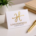 画像16: エレガントなH字のロゴ (16)