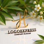 画像12: エレガントなH字のロゴ (12)