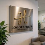 画像13: エレガントなH字のロゴ (13)