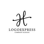 画像3: エレガントなH字のロゴ (3)
