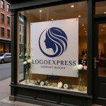 画像7: 優雅な女性のシルエットロゴ (7)