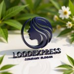 画像12: 優雅な女性のシルエットロゴ (12)