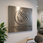 画像13: 優雅な女性のシルエットロゴ (13)