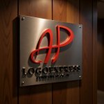 画像5: 優雅に絡み合うAP（またはH）のロゴ (5)