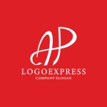 画像4: 優雅に絡み合うAP（またはH）のロゴ (4)