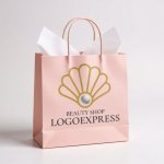 画像6: 貝殻と真珠のエレガントビューティーロゴ (6)