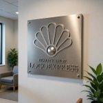 画像13: 貝殻と真珠のエレガントビューティーロゴ (13)