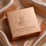 画像14: ウェディングドレスとタキシードの輝きロゴ (14)