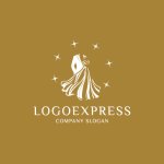 画像4: ウェディングドレスとタキシードの輝きロゴ (4)