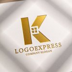 画像11: K字と家が融合したロゴ (11)