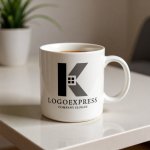 画像12: K字と家が融合したロゴ (12)