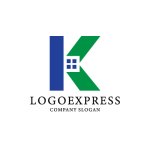 画像3: K字と家が融合したロゴ (3)